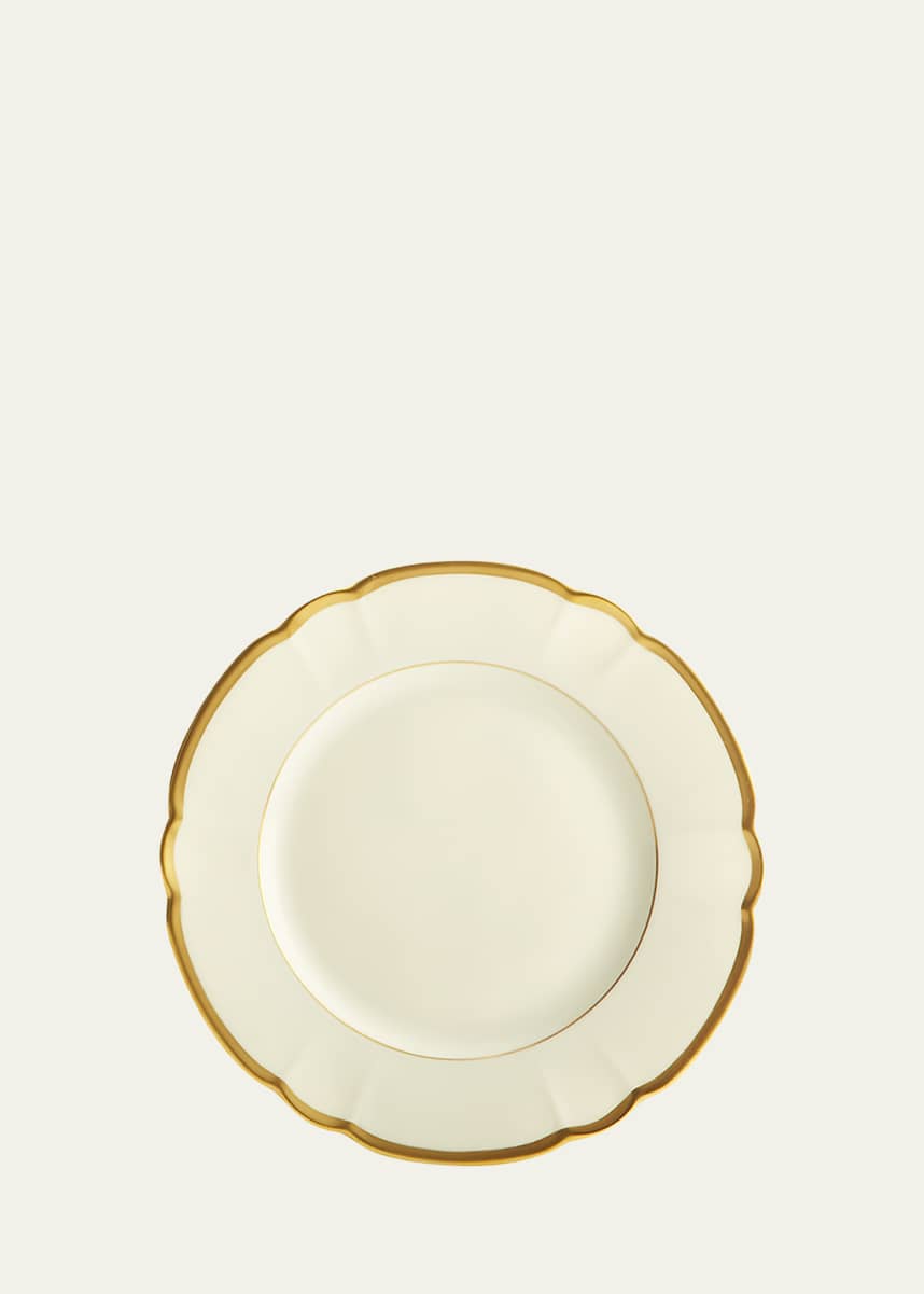 Haviland & Parlon Colette Gold Salad/Dessert Plate