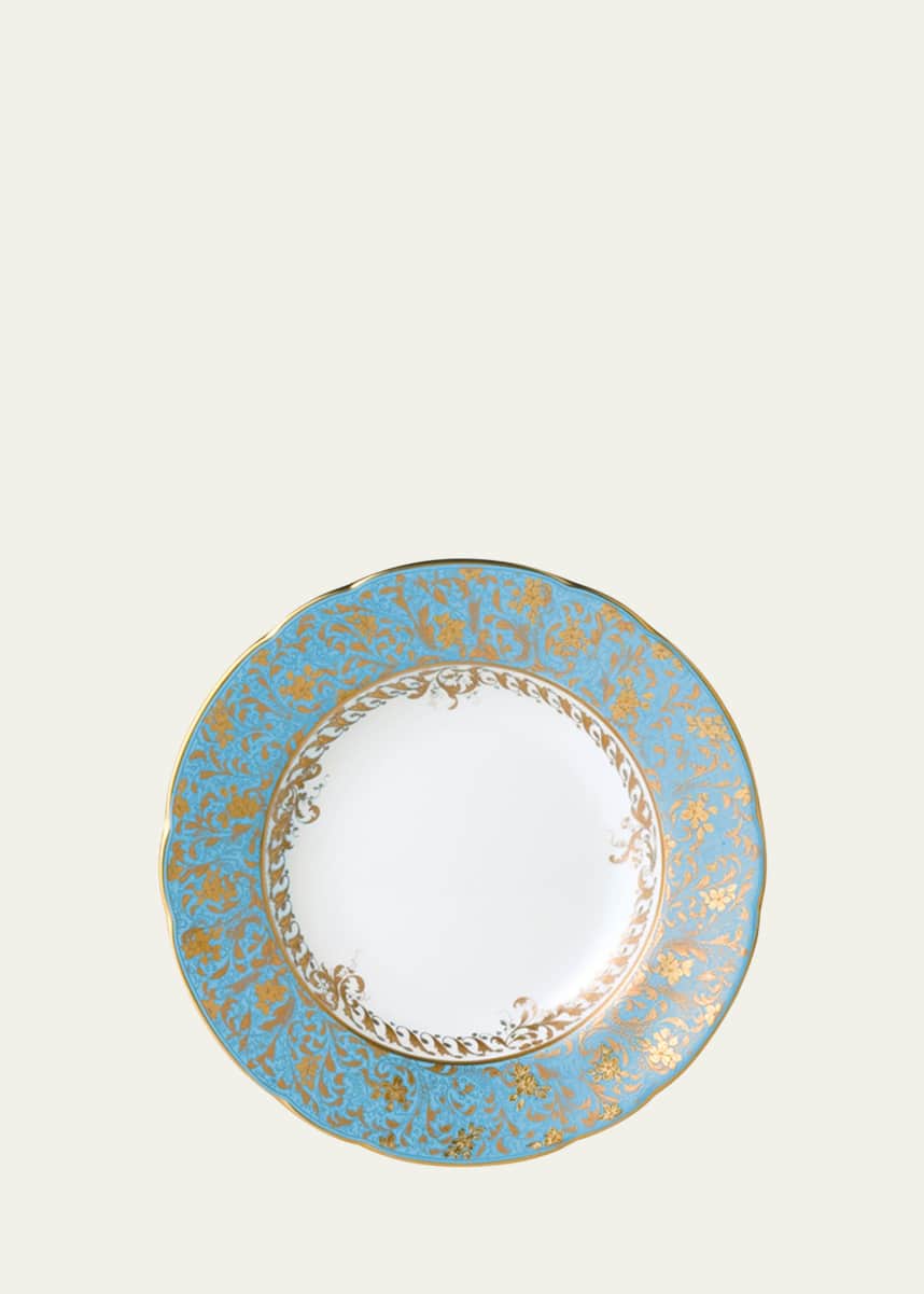 Bernardaud Turquoise Rim Eden Soup Bowl