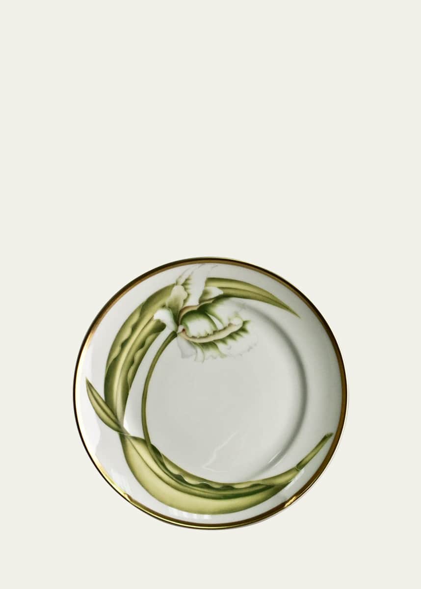 Anna Weatherley White Tulips Bread & Butter Plate