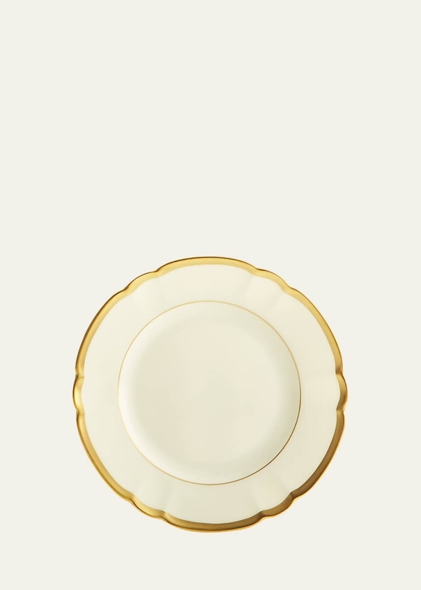 Haviland & Parlon Colette Gold Bread & Butter Plate