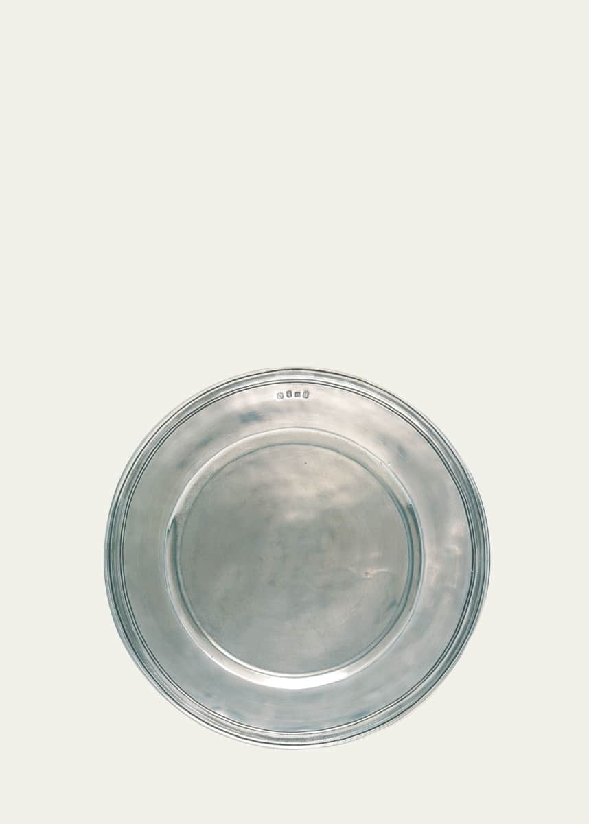 Match Scribed Rim Large Charger Plate