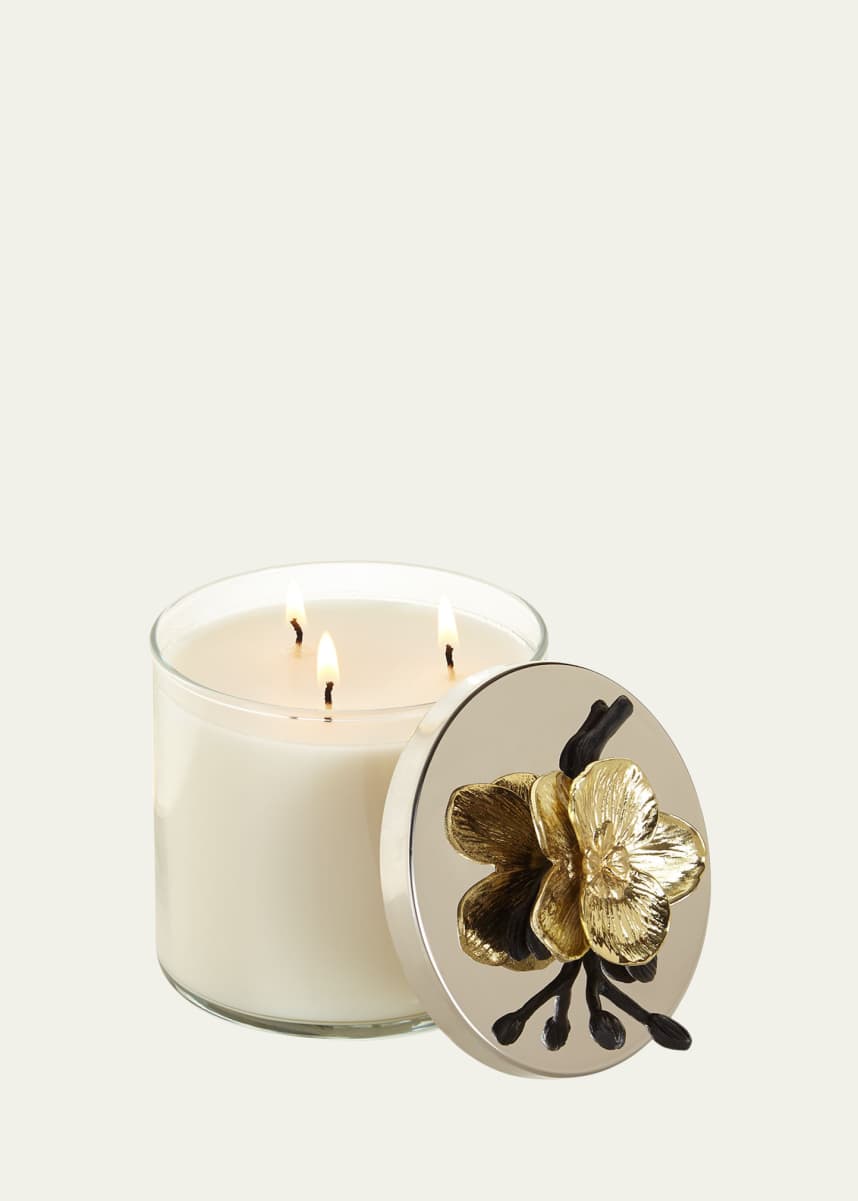 Michael Aram 13. 5 oz. Gold Orchid Candle