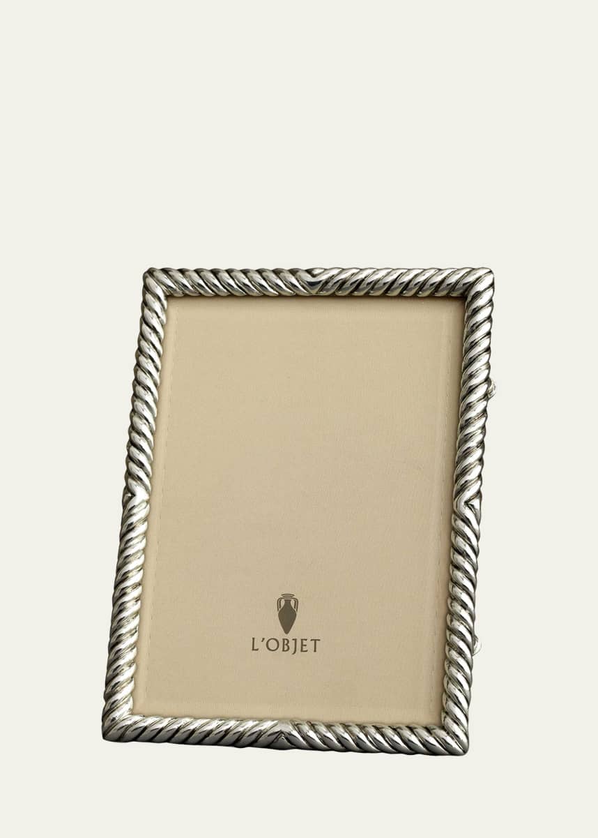 L'Objet Deco Twist Platinum-Plated 8" x 10" Frame