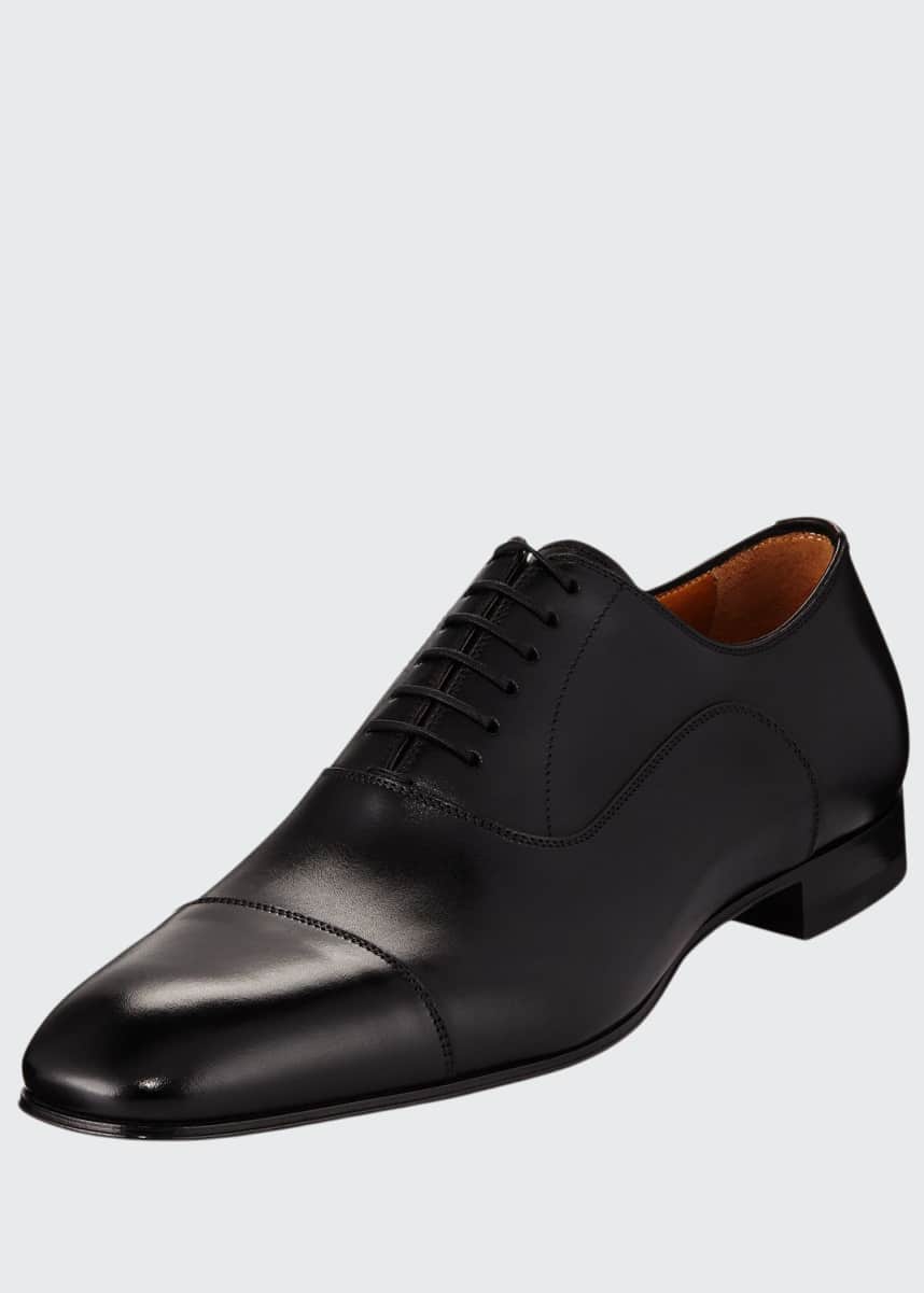 Mens Lace up Shoes Black Heel Business Oxfords with PU Leather Splice Breathable Canvas Vamp 2018 New Color : Black, Size : 10MUS