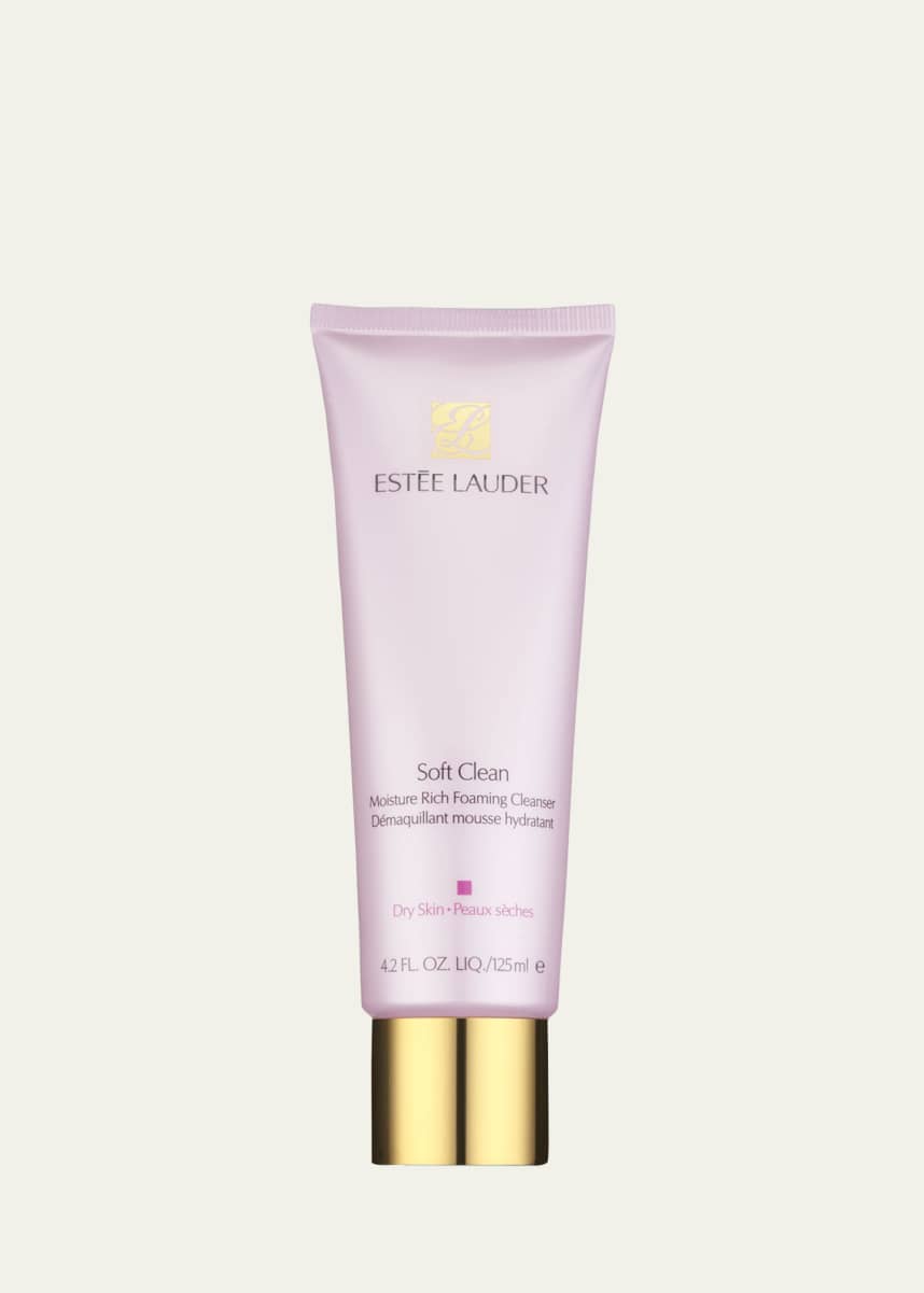 Estee Lauder Soft Clean Moisture Rich Foaming Cleanser, 4.2 oz.