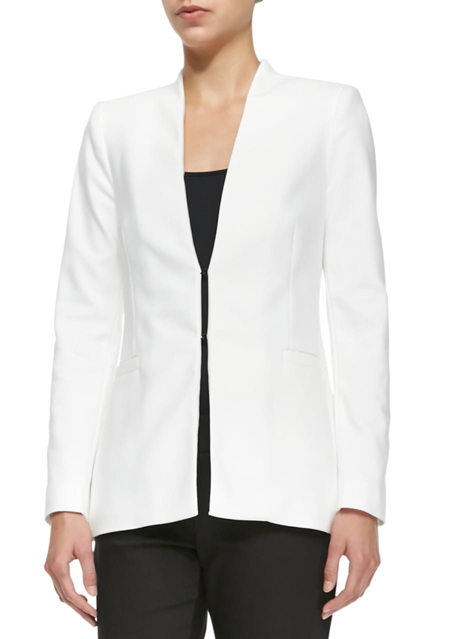 Alice + Olivia Alice + Olivia Long Collarless Blazer - Bergdorf Goodman