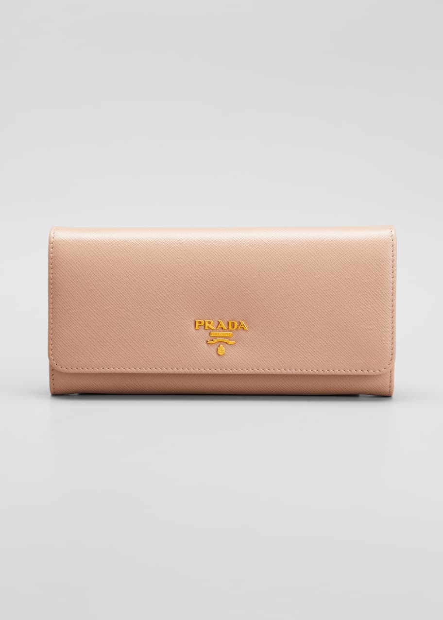 Prada Saffiano Continental Wallet