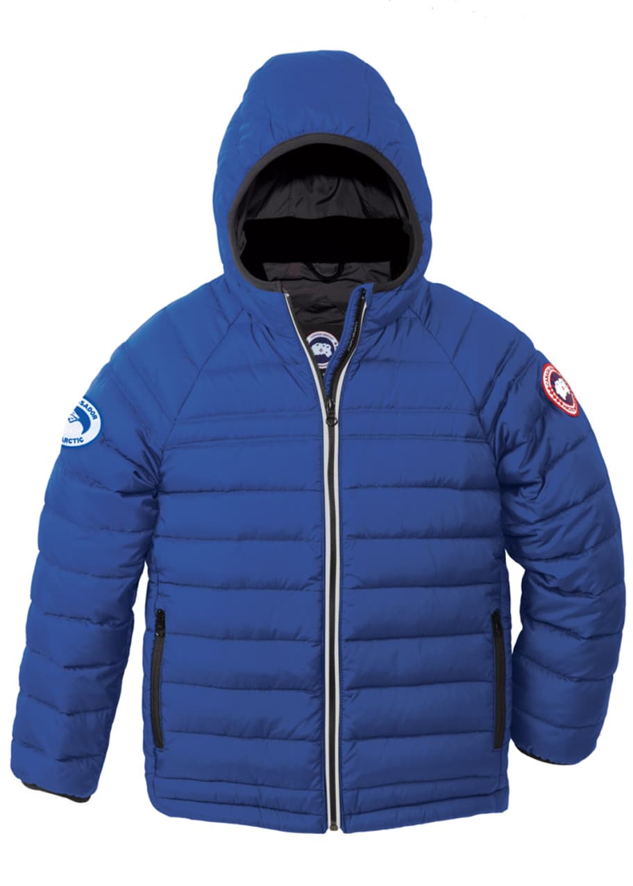 Image 1 of 1: Sherwood Hooded Puffer Jacket, Royal Blue, Size XS (6-7)-XL(12-14)