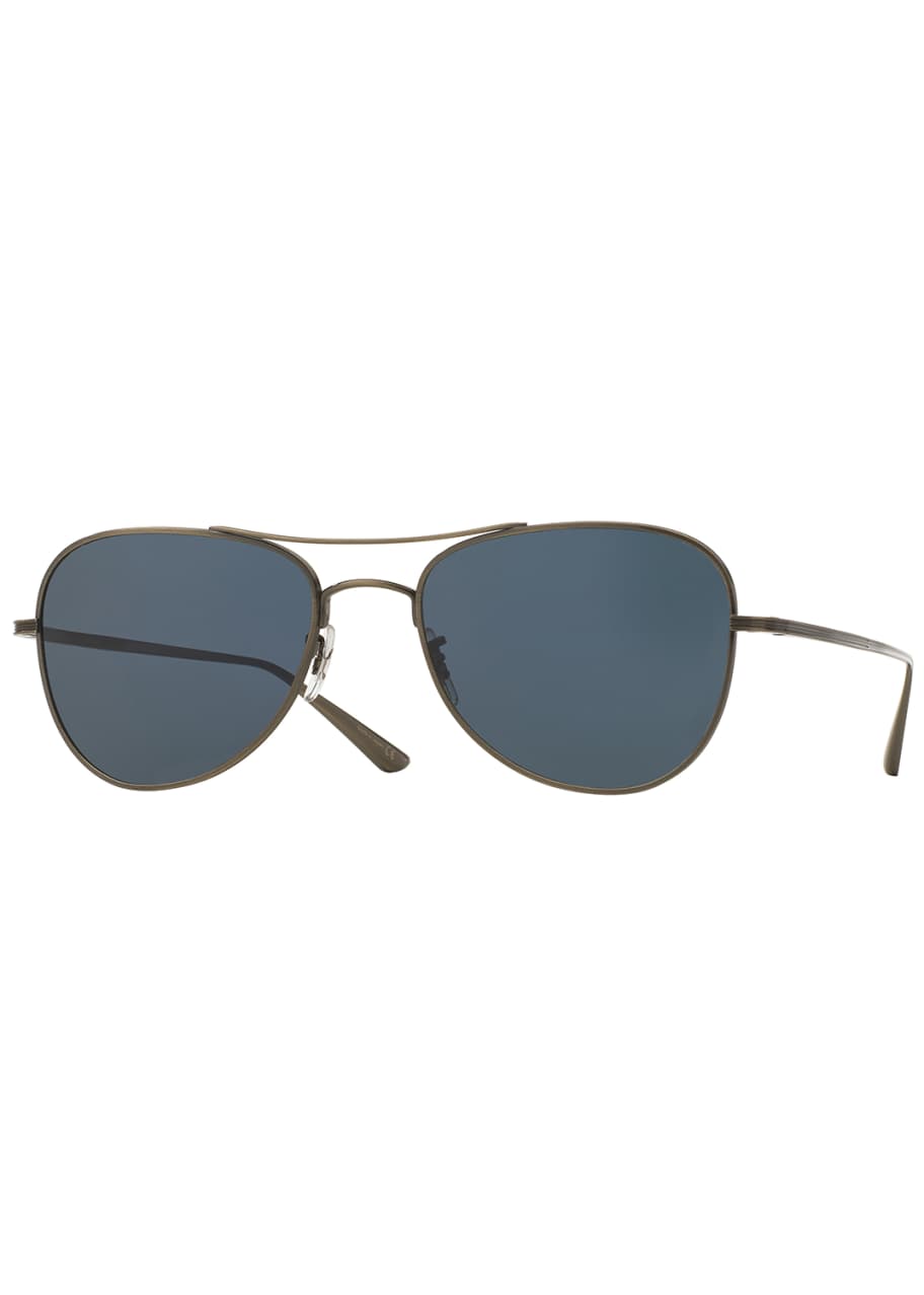 Oliver Peoples Executive Suite Photochromic Aviator Sunglasses
