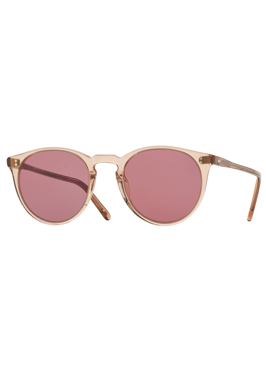 Image 1 of 1: O'Malley NYC Peaked Round Photochromic Sunglasses, Amber