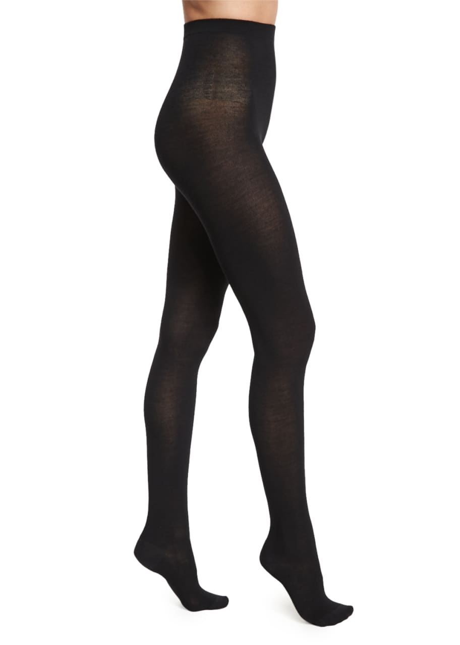 Wolford Merino Wool Tights, Black Bergdorf Goodman