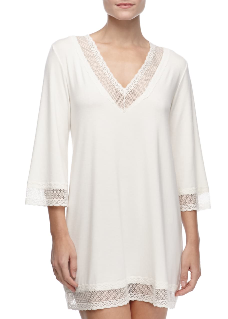 chinese dress ladies Whimsy Garden Lace Tunic Dress in Multicolor