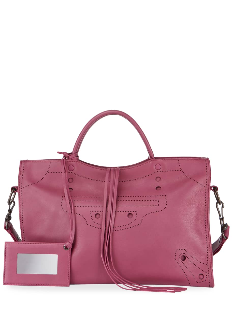 balenciaga blackout city aj shoulder bag