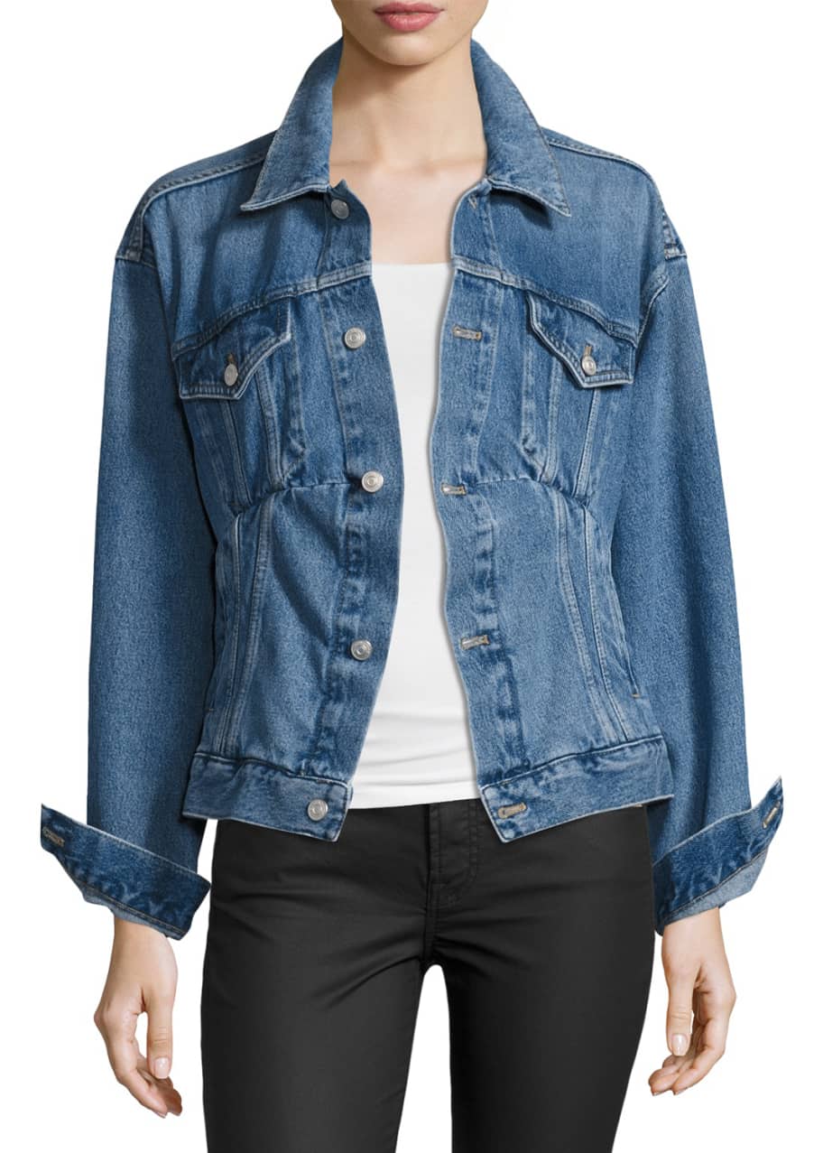 Denim Swing Jacket Balenciaga Denim Swing Jacket