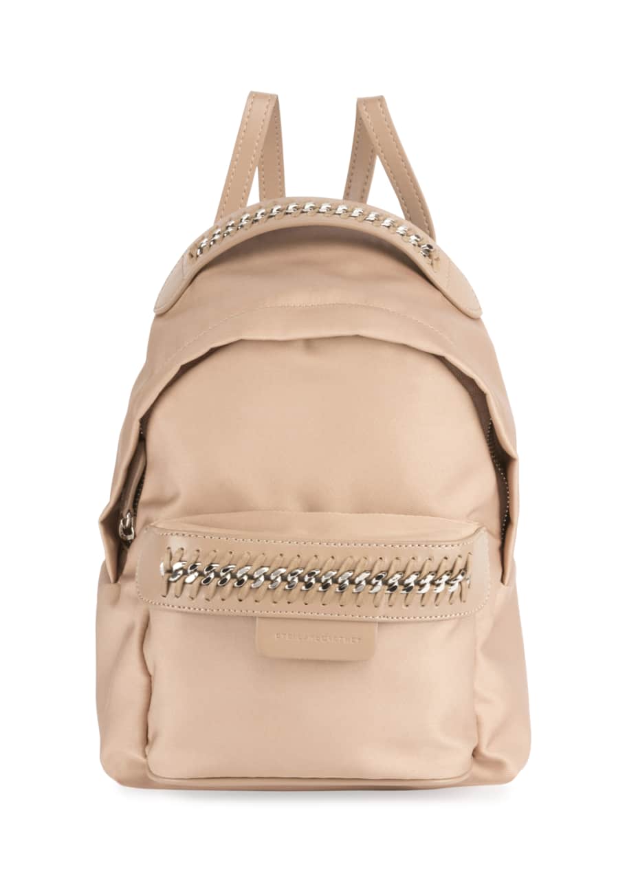 falabella mini backpack Stella McCartney Front Zip Shaggy Deer 58140 93.0Hand Drop Stella McCartney Eco Nylon Falabella