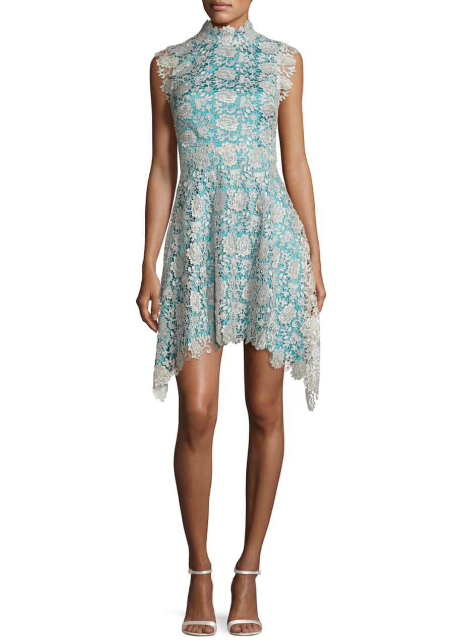 Catherine Deane Izzy Sleeveless Floral Lace Fit-and-Flare Dress - Bergdorf  Goodman