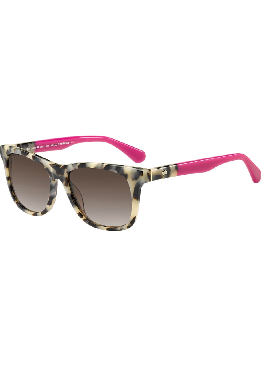 kate spade new york charmine twotone square sunglasses Bergdorf Goodman