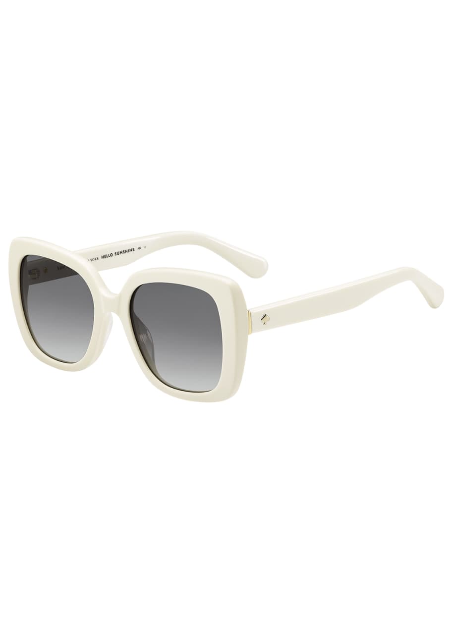 kate spade new york krystalyn square acetate sunglasses Bergdorf Goodman