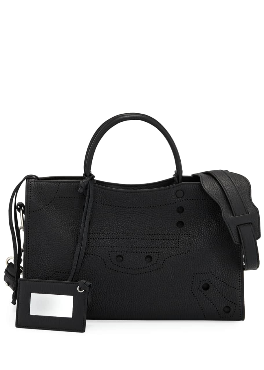 balenciaga blackout city aj shoulder bag