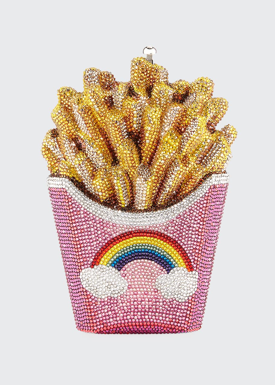 Image 1 of 1: French Fries Rainbow Clutch Bag
