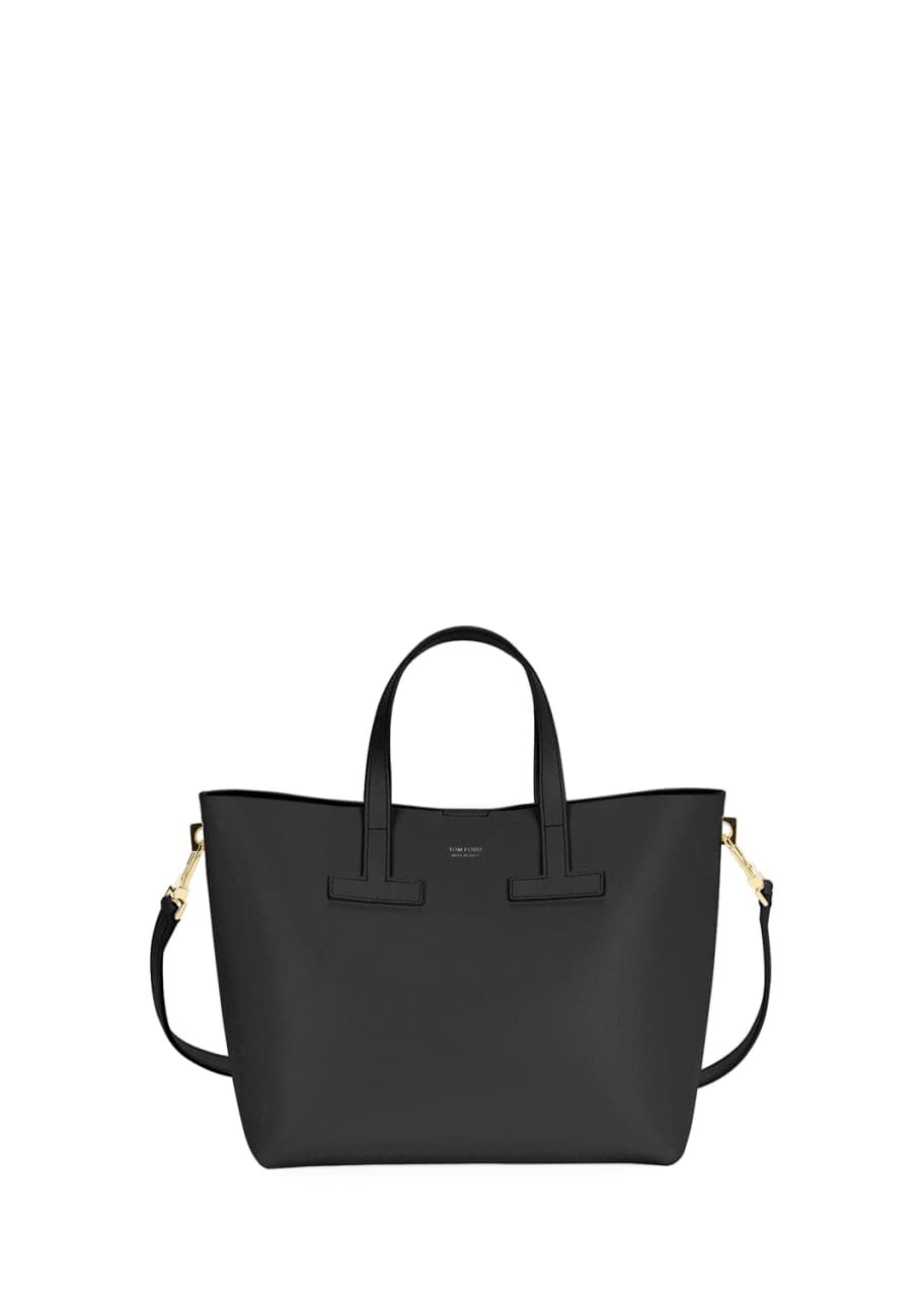 TOM FORD T Tote Mini Saffiano Crossbody Bag - Bergdorf Goodman