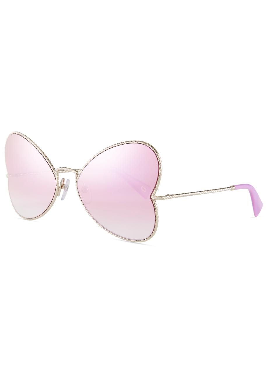 Marc Jacobs Metal Twist Heart Sunglasses - Bergdorf Goodman display picture 2