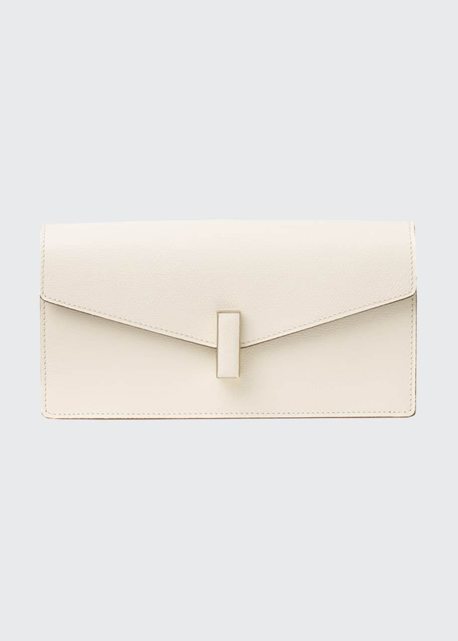 Image 1 of 1: Iside Leather Envelope Clutch Bag