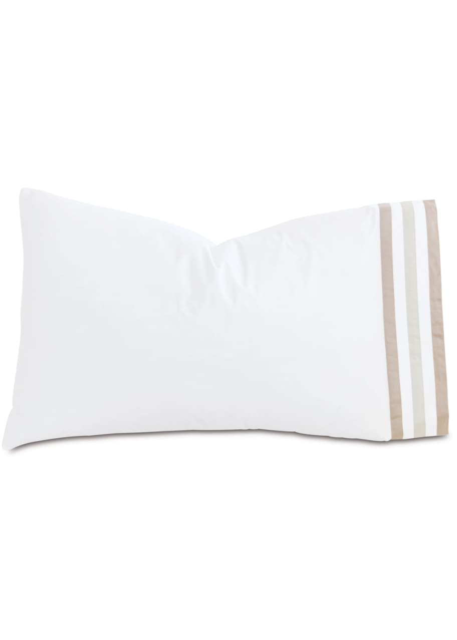 Image 1 of 1: Watermill Taupe King Pillowcase