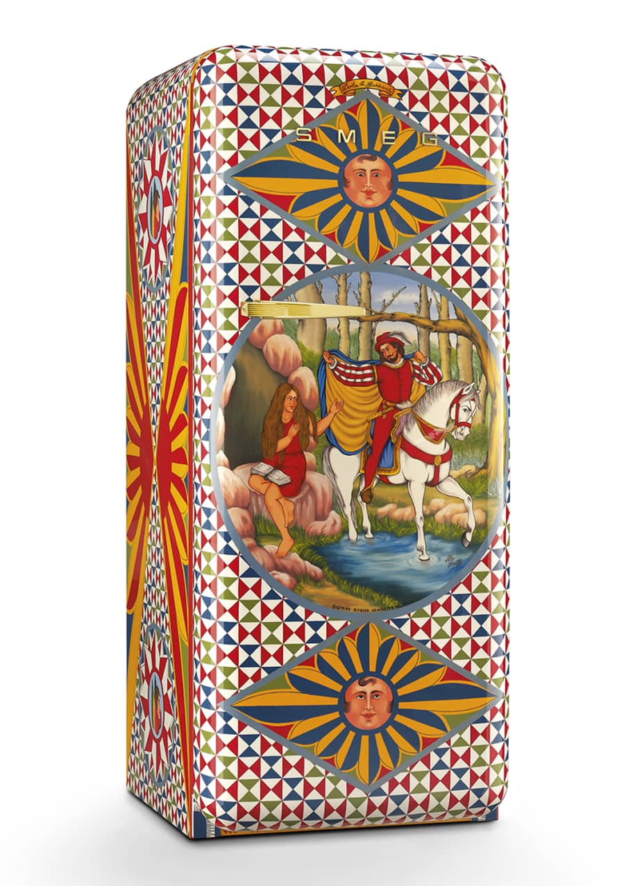 Image 1 of 1: Dolce Gabbana x SMEG Saint Genevieve Refrigerator