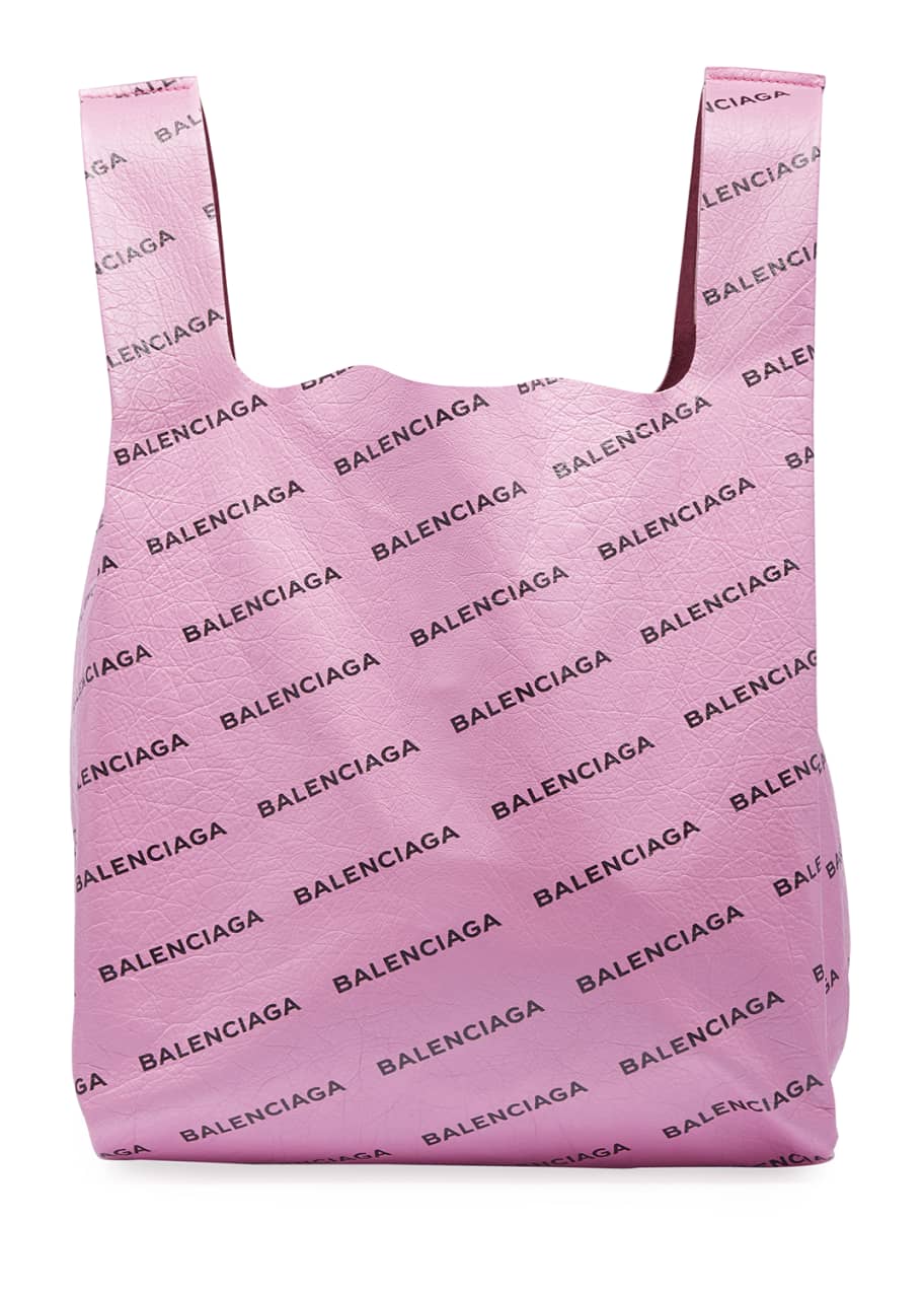 Balenciaga Men's Logo-Print Tote Bag