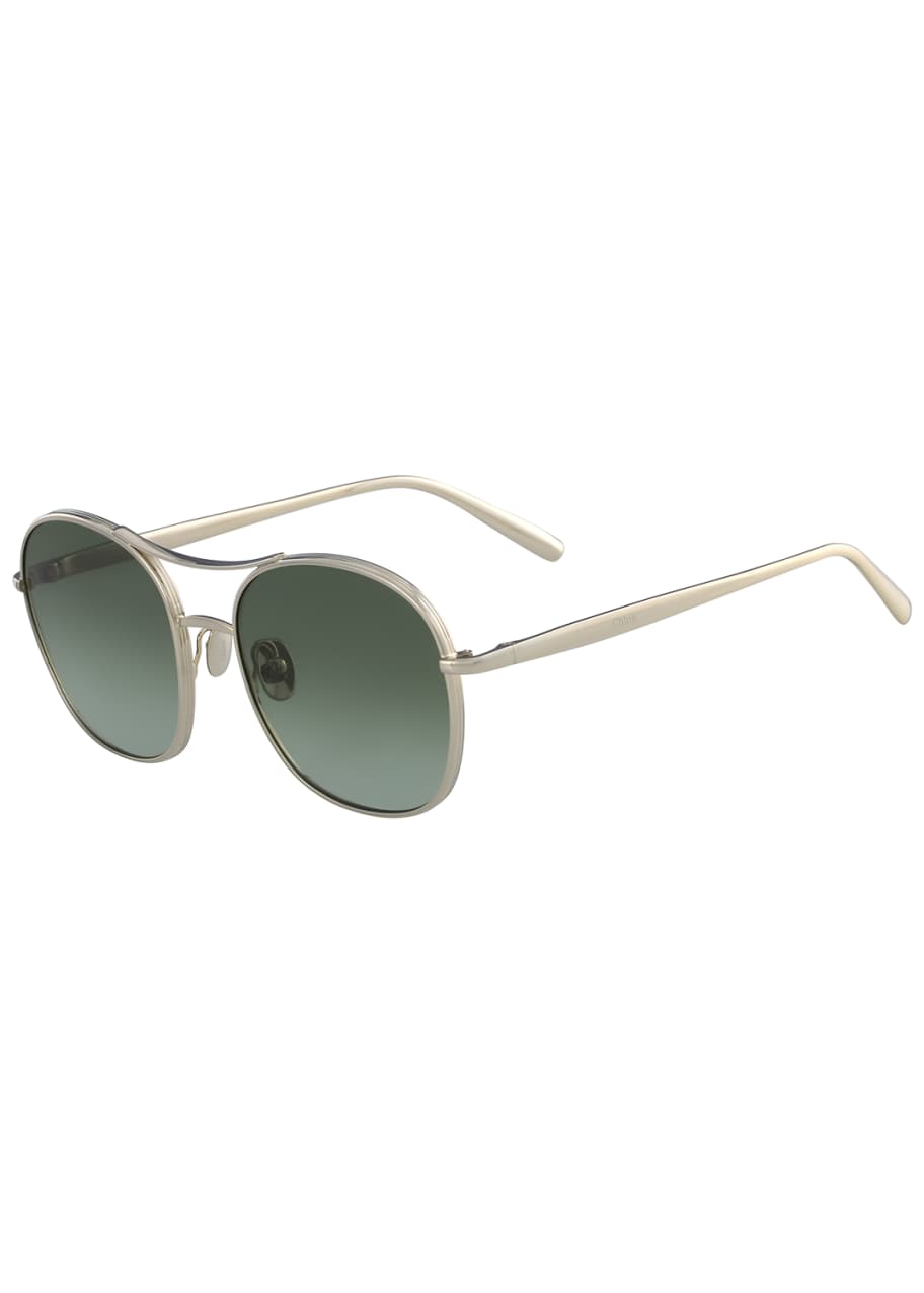 Chloe nola aviator sunglasses hotsell