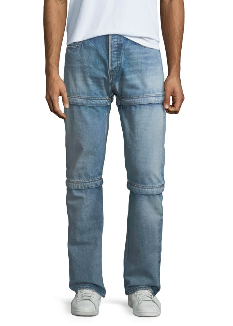 3 in 1 Convertible Dirty Blue Jeans