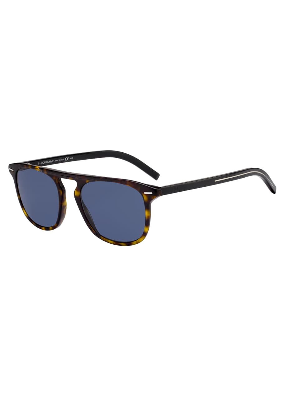 Image 1 of 1: Men's BLACK249S Square Sunglasses