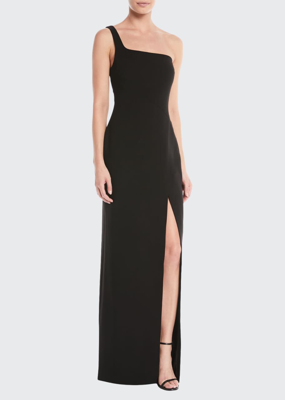 likely camden one shoulder gown