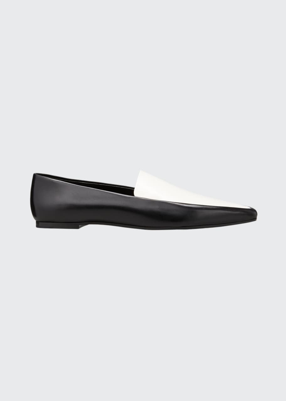 The row minimal leather loafers best sale