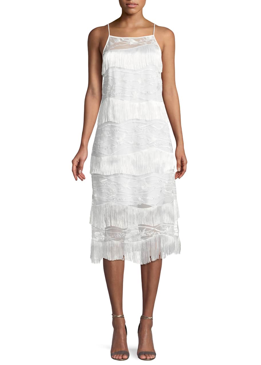 strapless lace dress short Off White Lace Strapless Handkerchief Hem Mini Dress main image 0