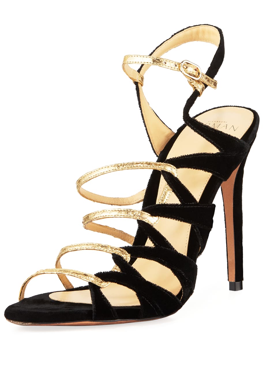 Alexandre Birman Nolita Colorblock Strappy Sandals - Bergdorf Goodman