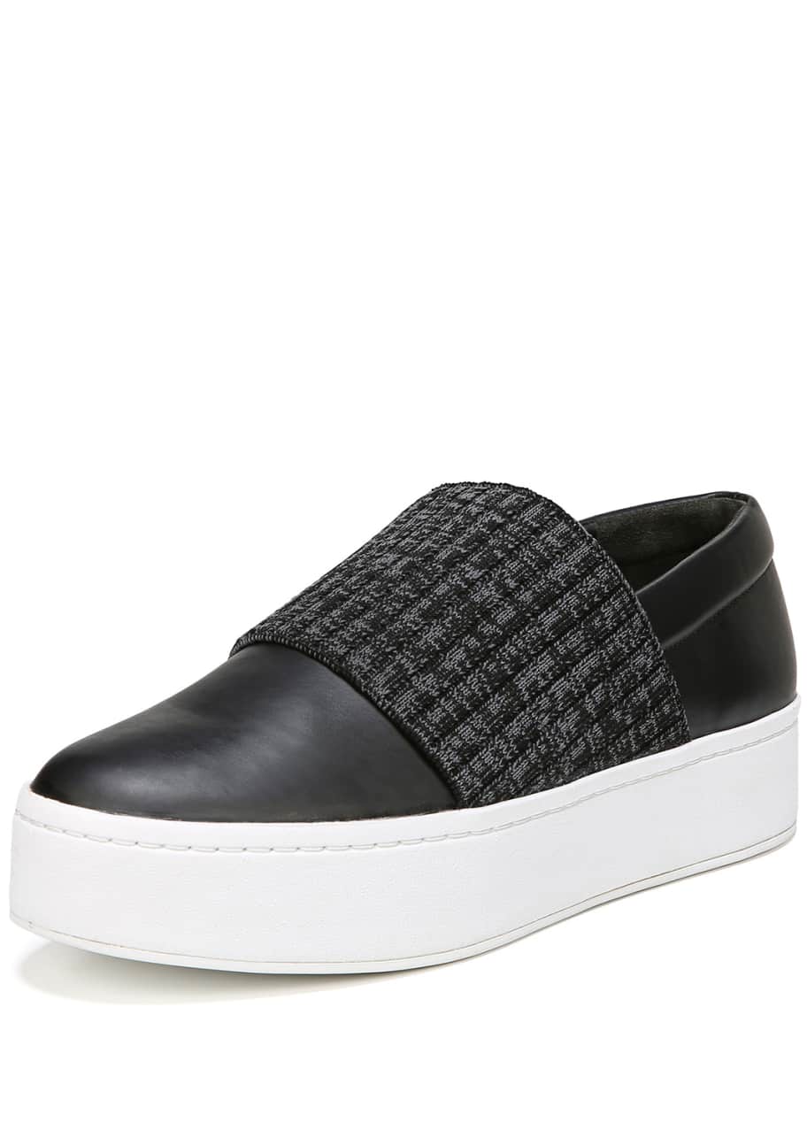 Vince weadon leather platform sneakers outlet