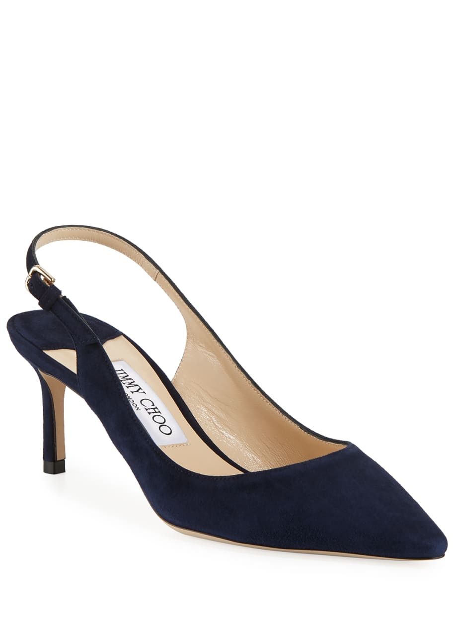 Jimmy Choo Erin Suede Slingback Pumps - Bergdorf Goodman