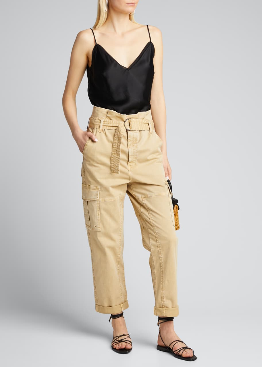 Frame satin lounge tank 2025