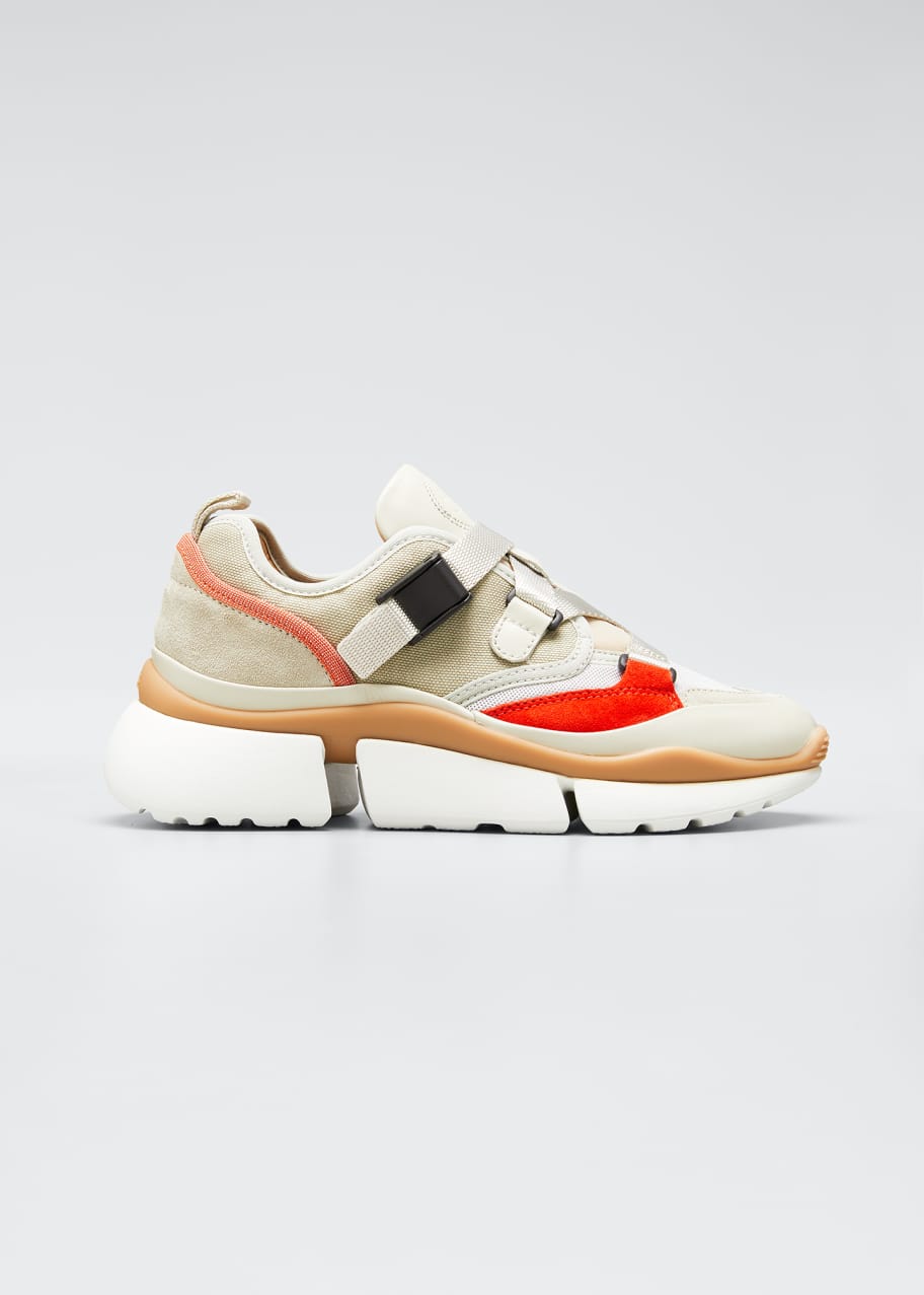 Chloe Sonnie Multicolor Buckle Sneakers - Bergdorf Goodman