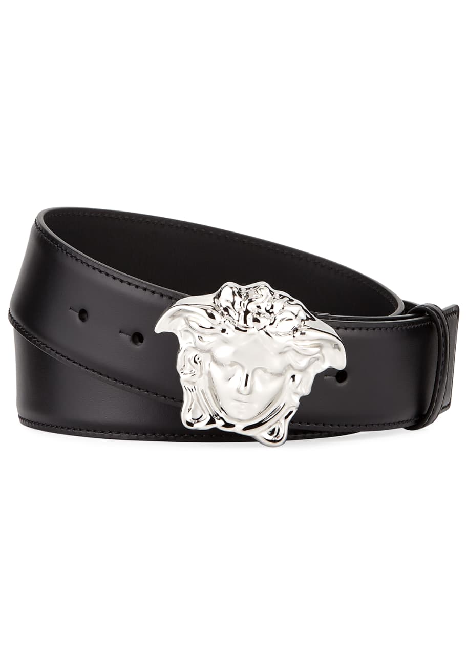 Versace Boy's Medusa Head Belt, Size S-XL - Bergdorf Goodman