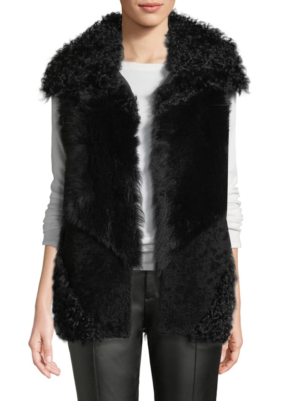 Pologeorgis fur vest on sale