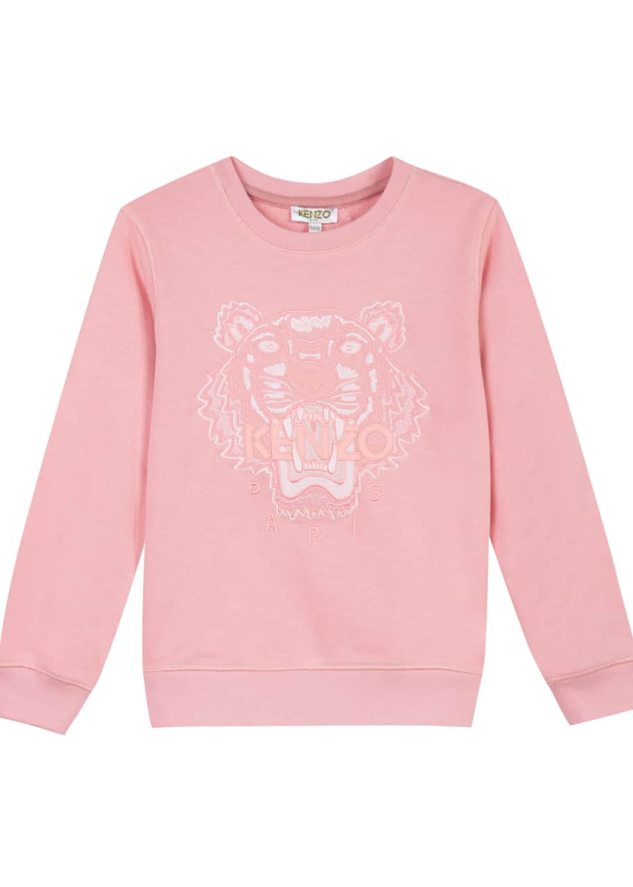 Image 1 of 1: Tiger Face Icon Sweatshirt, Sizes 8-12