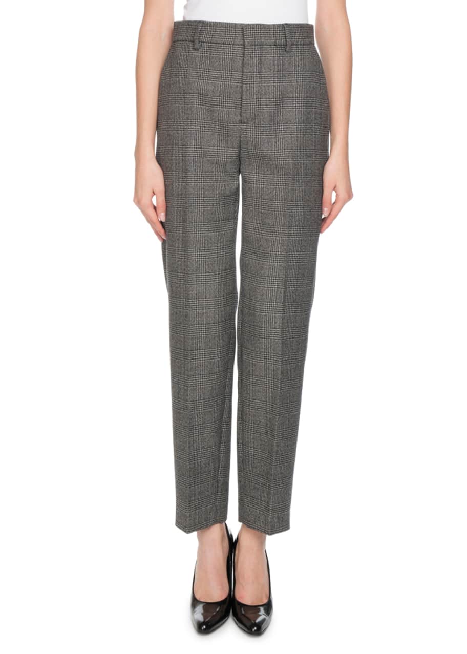 balenciaga prince of wales trousers