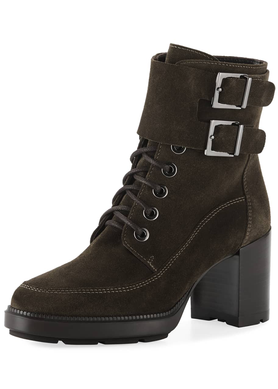 Irene Suede Stitched Booties