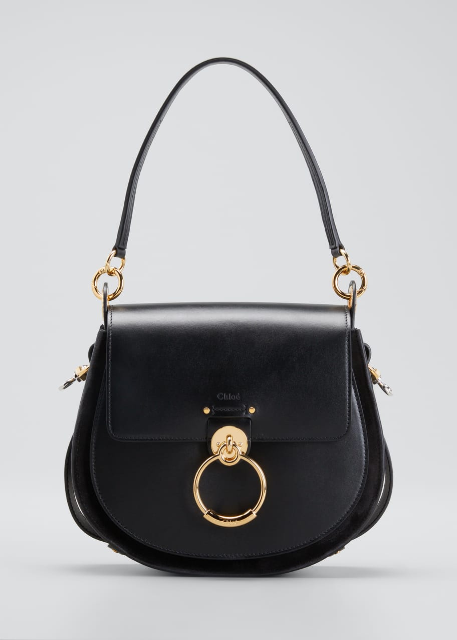 Chloe Tess Large Leather/Suede Camera Crossbody Bag Bergdorf Goodman