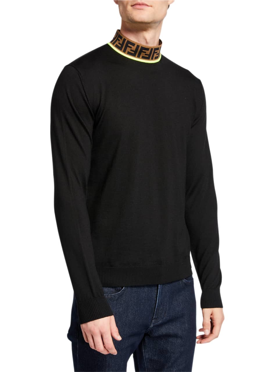 Fendi mock neck sweater online