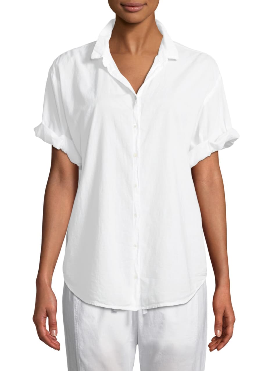 Image 1 of 1: Channing Short-Sleeve Lounge Shirt