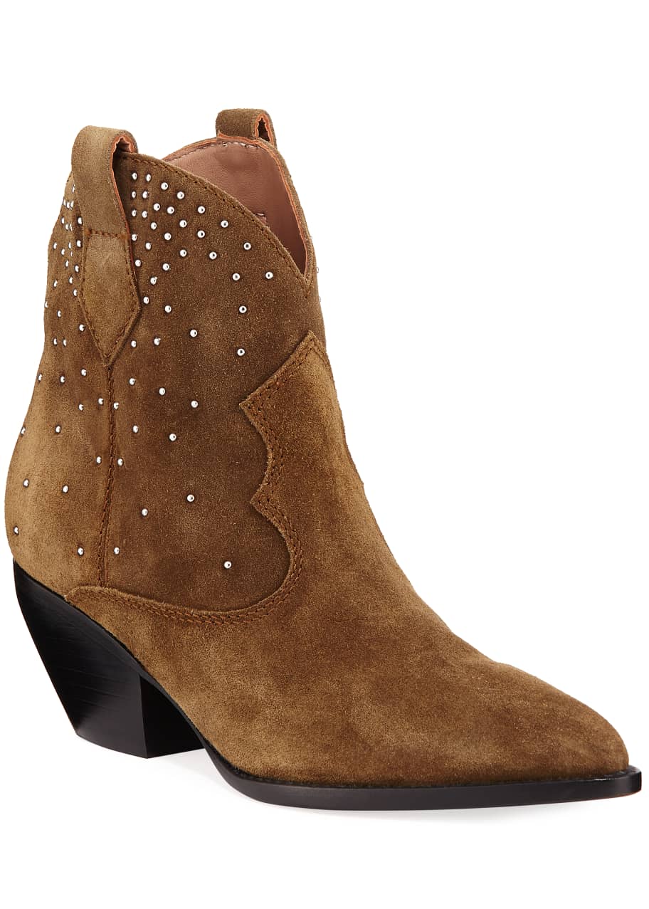 Sigerson Morrison Suede Boots with Stud Detail - Bergdorf Goodman, image size:912x1277